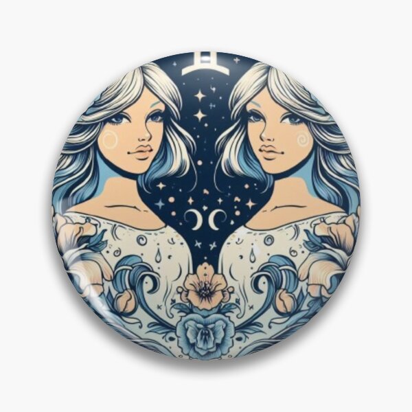 Item preview, Celestial Duplicity: The Gemini Symbol in Harmony designed and sold by FreedomFrames.