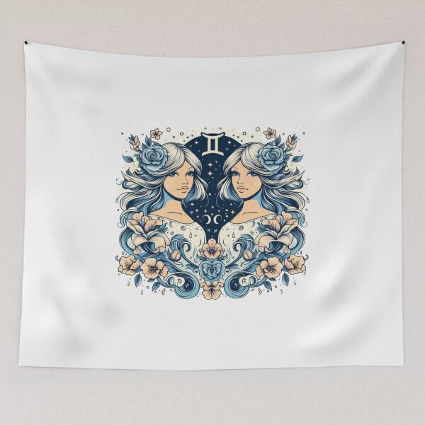 Item preview, Celestial Duplicity: The Gemini Symbol in Harmony designed and sold by FreedomFrames.
