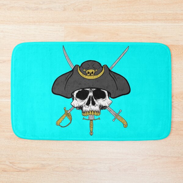 Item preview, Dagger Mouth Jolly Roger (Cyan) designed and sold by MurpheusTech.