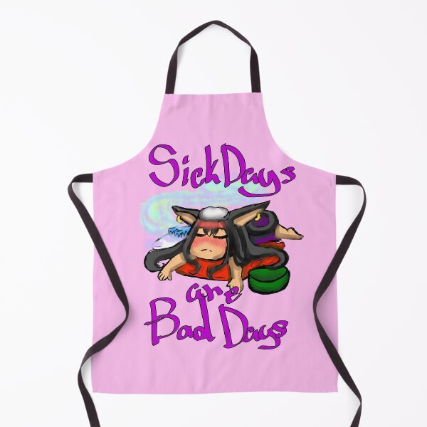 Item preview, sick days are bad days designed and sold by nekoandwolf1.