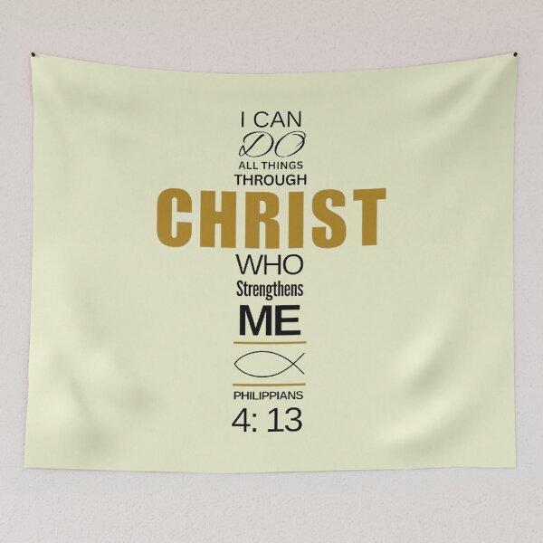 Item preview, I can do all things through Christ - Philipians 4:13 designed and sold by Vicky021.