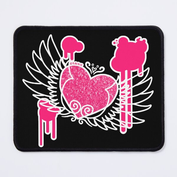 Item preview, Winged Heart (Pink and White Version) designed and sold by JanGrackle.