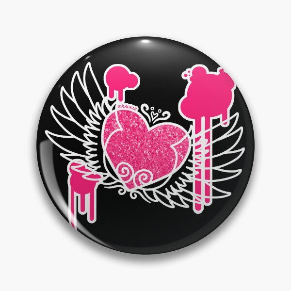 Item preview, Winged Heart (Pink and White Version) designed and sold by JanGrackle.