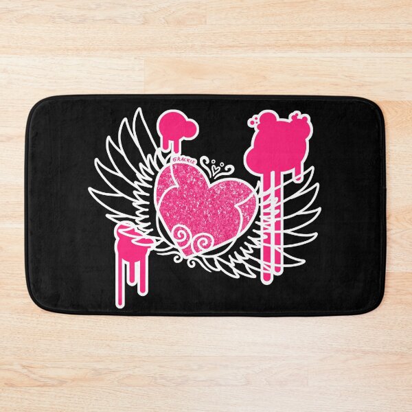 Item preview, Winged Heart (Pink and White Version) designed and sold by JanGrackle.