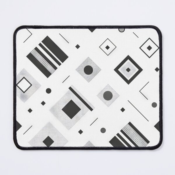 Item preview, Geometric Black and White Abstract Pattern designed and sold by Retrocranio.