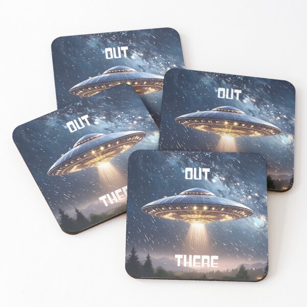 Item preview, Out There - Alien Spaceship Artwork designed and sold by AmvaDesigns.