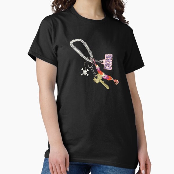 Vista previa del artículo con la obra «Mosquetón lesbiano», diseñado y vendido por saturnisinspace.