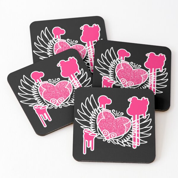 Item preview, Winged Heart (Pink and White Version) designed and sold by JanGrackle.