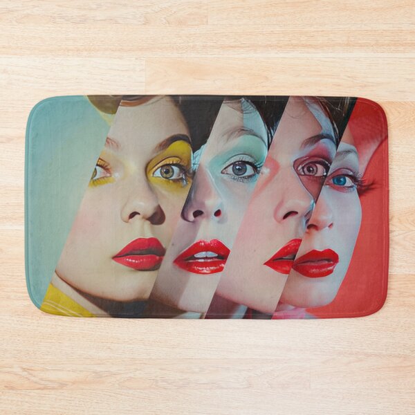 Item preview, Colorful Pop Art Woman Faces Collage designed and sold by Retrocranio.