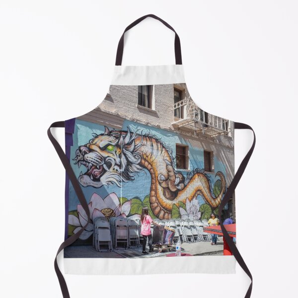 Item preview, San Francisco, California Chinatown Tiger Lily Street Art designed and sold by bayviewmedia.