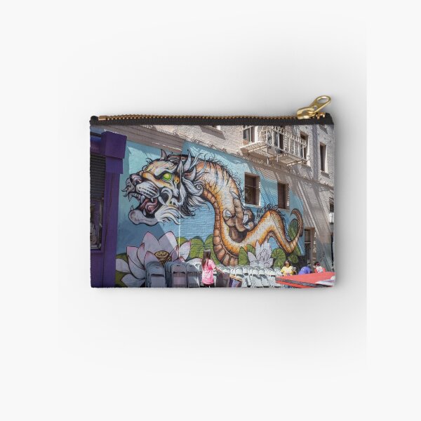 Item preview, San Francisco, California Chinatown Tiger Lily Street Art  designed and sold by bayviewmedia.