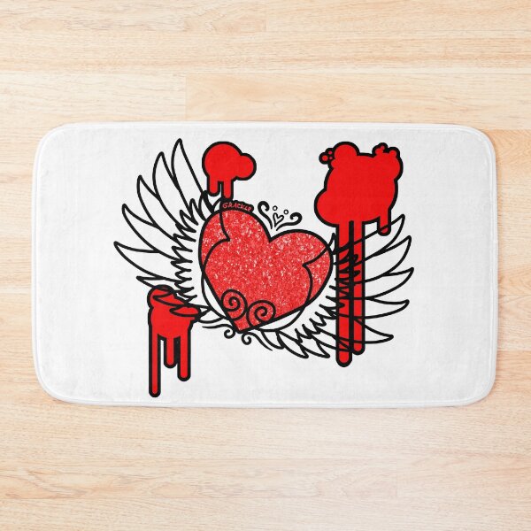 Item preview, Winged Heart (Red and Black Version) designed and sold by JanGrackle.