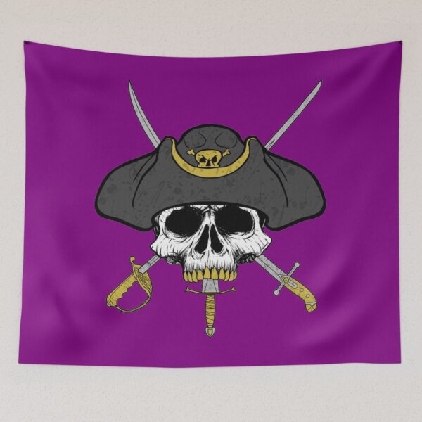 Item preview, Dagger Mouth Jolly Roger (Purple) designed and sold by MurpheusTech.