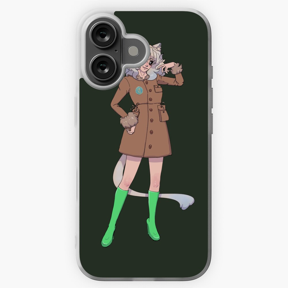Item preview, iPhone Soft Case designed and sold by sberry-meowcow.