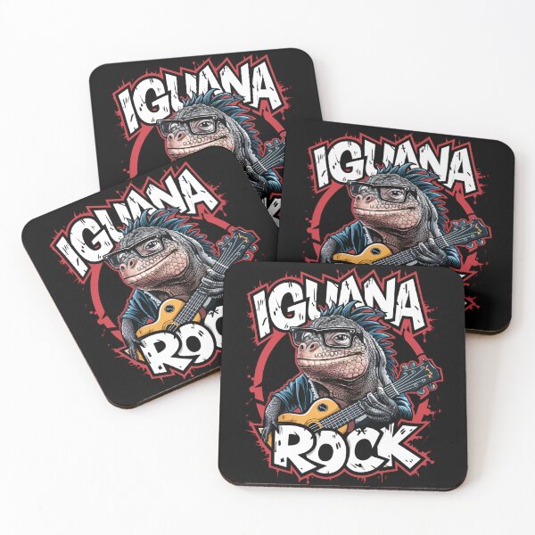 Item preview, Iguana Rock Lizard Rockstar designed and sold by tharonz.