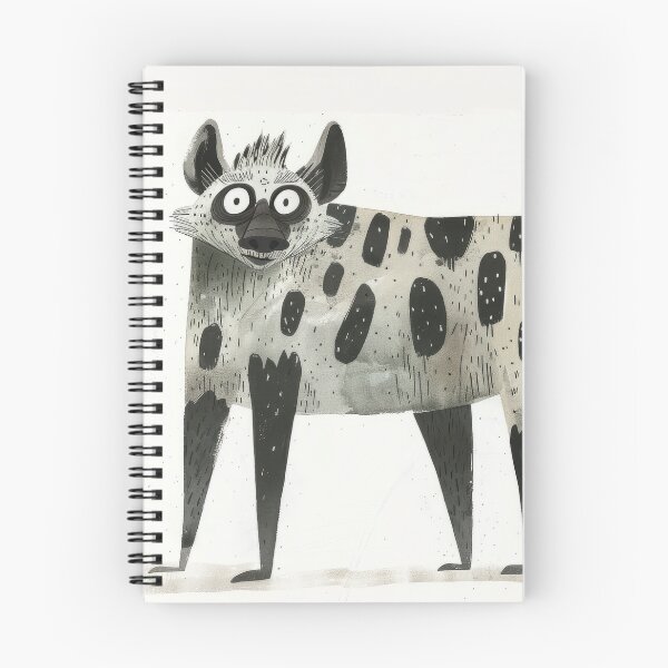 Item preview, "Cartoon Hyena Illustration designed and sold by Retrocranio.