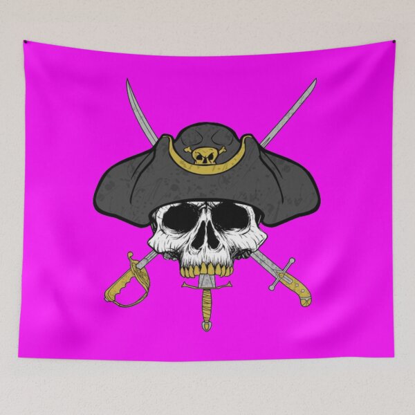 Item preview, Dagger Mouth Jolly Roger (Magenta) designed and sold by MurpheusTech.