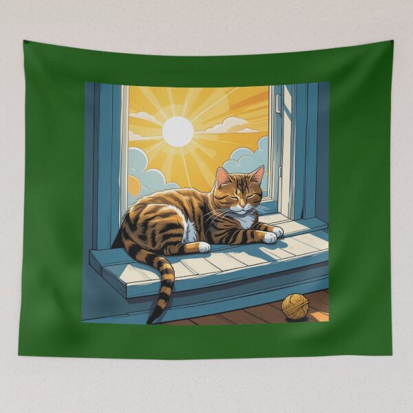 Item preview, Cat in the sun designed and sold by NitaBond.