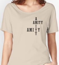 Amity - Black Women's Relaxed Fit T-Shirt