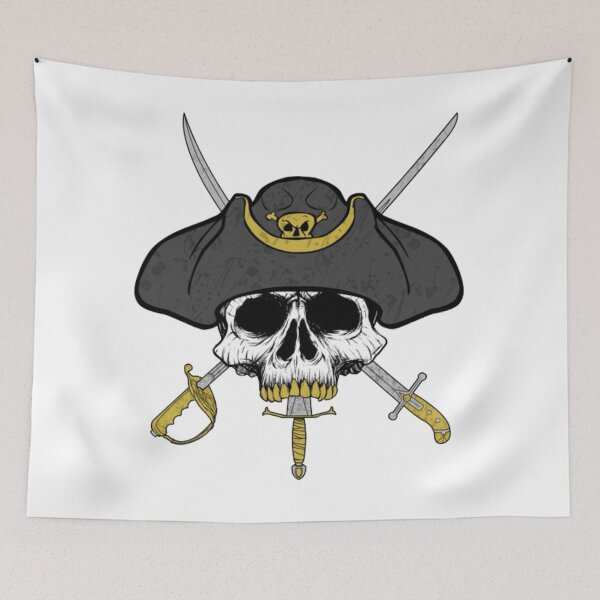 Item preview, Dagger Mouth Jolly Roger (White) designed and sold by MurpheusTech.