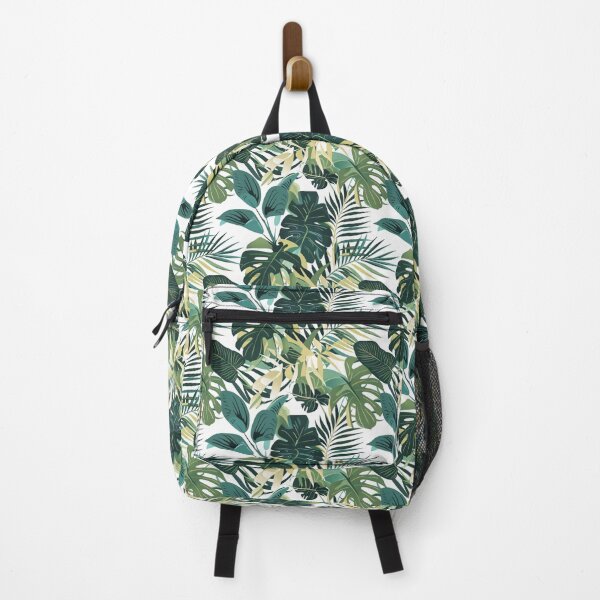 Item preview, Green Tropical Leaves Pattern designed and sold by Retrocranio.