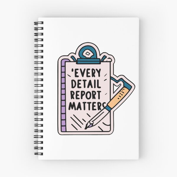Item preview, Every Detail Matters Police Report Sketch designed and sold by NiftyWrx.