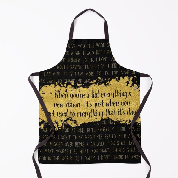 Item preview, Everything's New, Dawn - Johnny's Letter Print (Black Quote, Gold Text) designed and sold by playfruit.