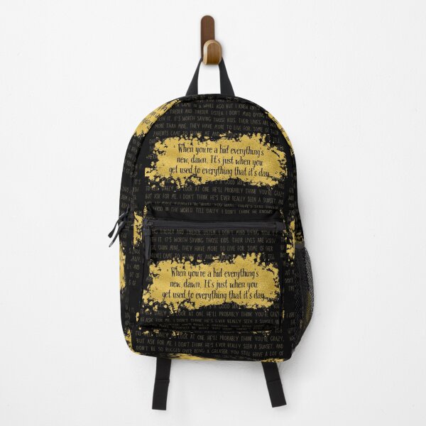 Item preview, Everything's New, Dawn - Johnny's Letter Print (Black Quote, Gold Text) designed and sold by playfruit.