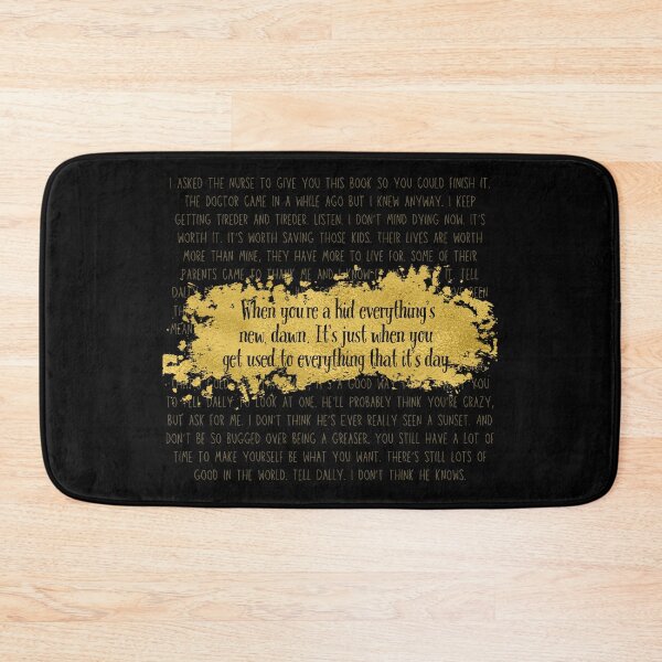 Item preview, Everything's New, Dawn - Johnny's Letter Print (Black Quote, Gold Text) designed and sold by playfruit.