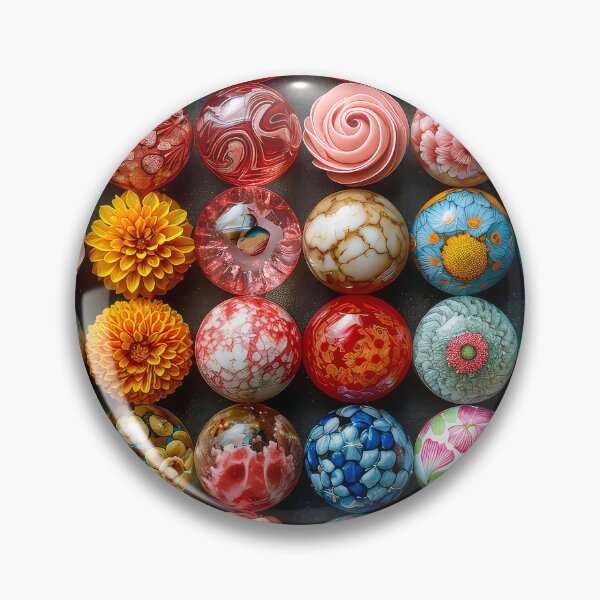 Item preview, Flowered Marbles designed and sold by JPugliese.