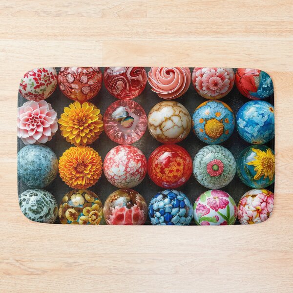 Item preview, Flowered Marbles designed and sold by JPugliese.
