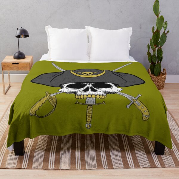 Item preview, Dagger Mouth Jolly Roger (Olive) designed and sold by MurpheusTech.