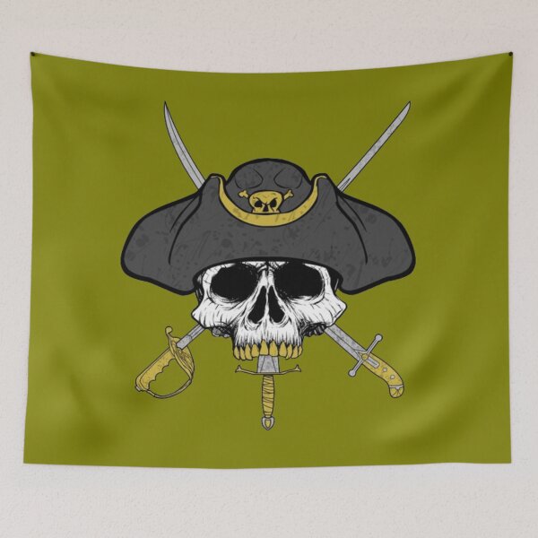 Item preview, Dagger Mouth Jolly Roger (Olive) designed and sold by MurpheusTech.