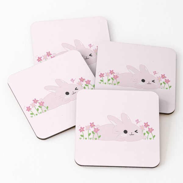 Item preview, Cuttie Pink Rabbit designed and sold by VidahobStudio.