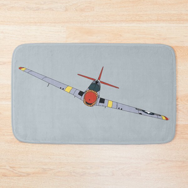 Item preview, P-51 Mustang Aircraft Illustration  designed and sold by skye-studio.