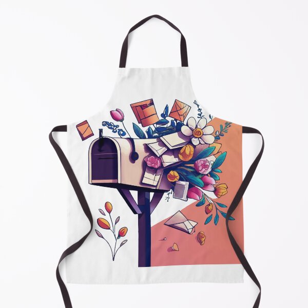 Item preview, Overflowing Mailbox with Letters & Flowers Digital Art designed and sold by NiftyWrx.