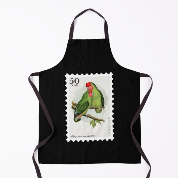Item preview, Rosy-Faced Love-Bird (Agapornis roseicollis) Stamp designed and sold by RabbitK.