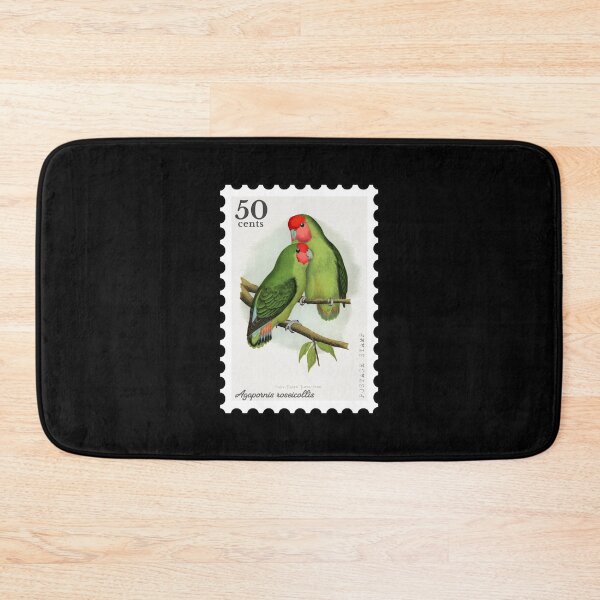Item preview, Rosy-Faced Love-Bird (Agapornis roseicollis) Stamp designed and sold by RabbitK.