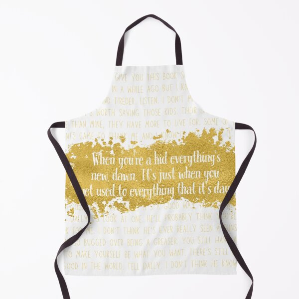 Item preview, Everything's New, Dawn - Johnny's Letter Print (White Quote, Gold Text) designed and sold by playfruit.