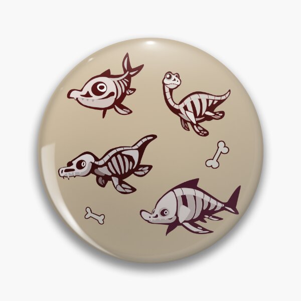 Item preview, Prehistoric Sea Fossil Stickers designed and sold by avafaidian.