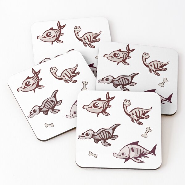 Item preview, Prehistoric Sea Fossil Stickers designed and sold by avafaidian.