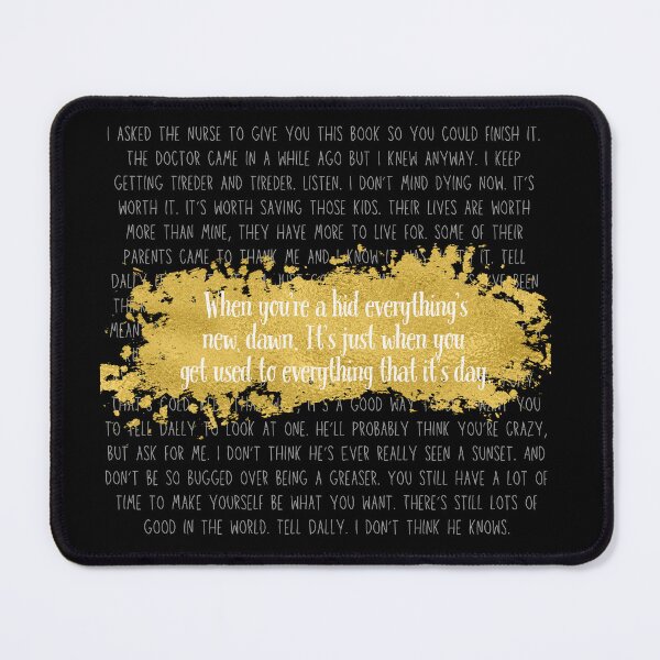 Item preview, Everything's New, Dawn - Johnny's Letter Print (White Quote, White Text) designed and sold by playfruit.