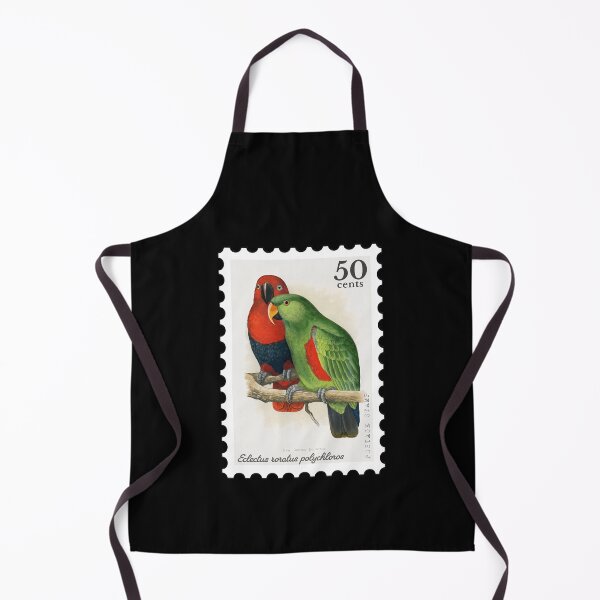 Item preview, New Guinea Eclectus (Eclectus roratus polychloros) Stamp designed and sold by RabbitK.