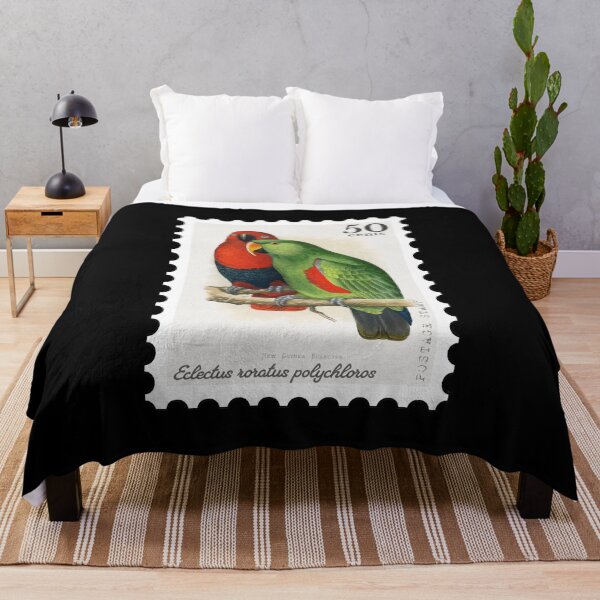 Item preview, New Guinea Eclectus (Eclectus roratus polychloros) Stamp designed and sold by RabbitK.