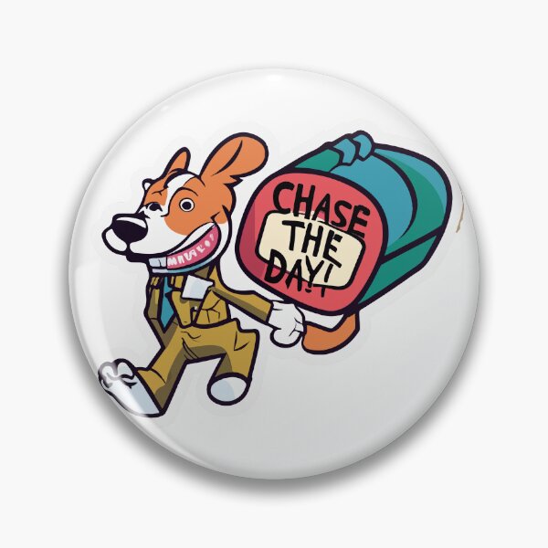 Item preview, Chase the Day - Playful Dog and Postman Anime Design designed and sold by NiftyWrx.