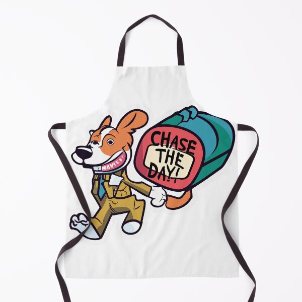 Item preview, Chase the Day - Playful Dog and Postman Anime Design designed and sold by NiftyWrx.