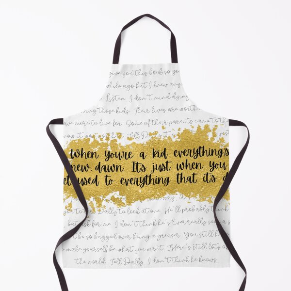 Item preview, Everything's New, Dawn - Johnny's Letter Cursive (Black Quote, Black Text) designed and sold by playfruit.