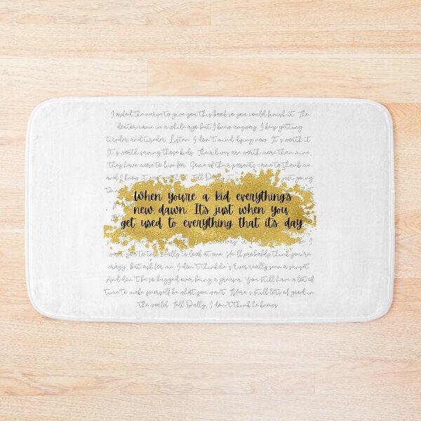 Item preview, Everything's New, Dawn - Johnny's Letter Cursive (Black Quote, Black Text) designed and sold by playfruit.