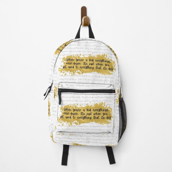 Item preview, Everything's New, Dawn - Johnny's Letter Cursive (Black Quote, Black Text) designed and sold by playfruit.