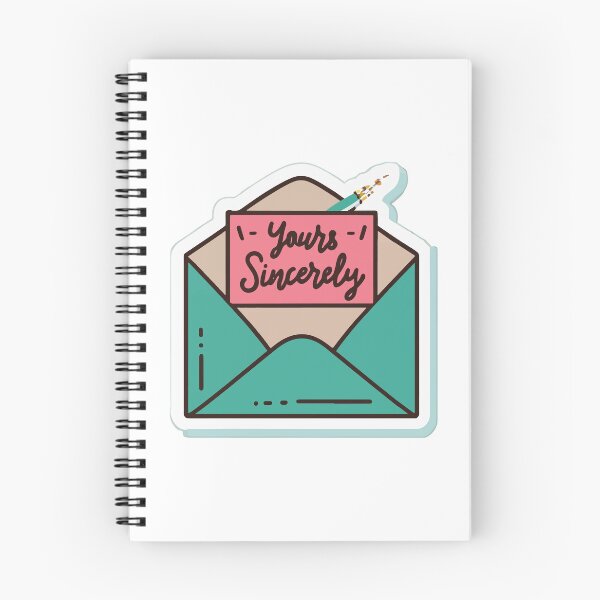 Item preview, Yours Sincerely - Classic Pen and Envelope Minimalist Design designed and sold by NiftyWrx.